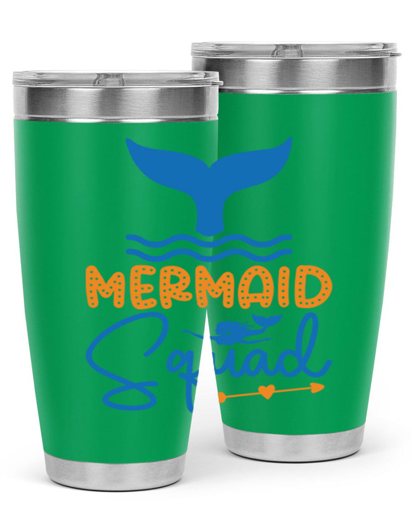 Mermaid Squad 378#- mermaid- Tumbler