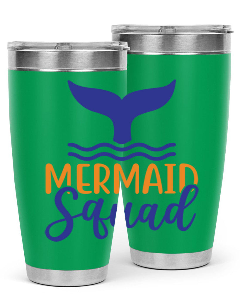 Mermaid Squad 379#- mermaid- Tumbler