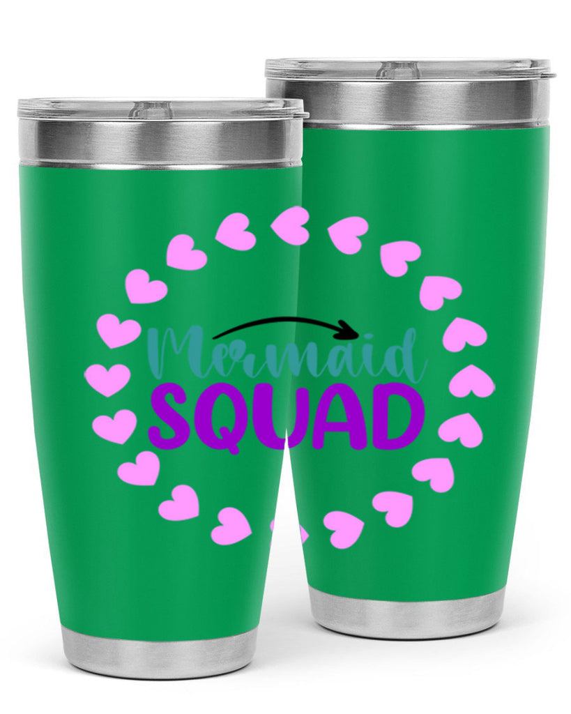 Mermaid Squad 382#- mermaid- Tumbler