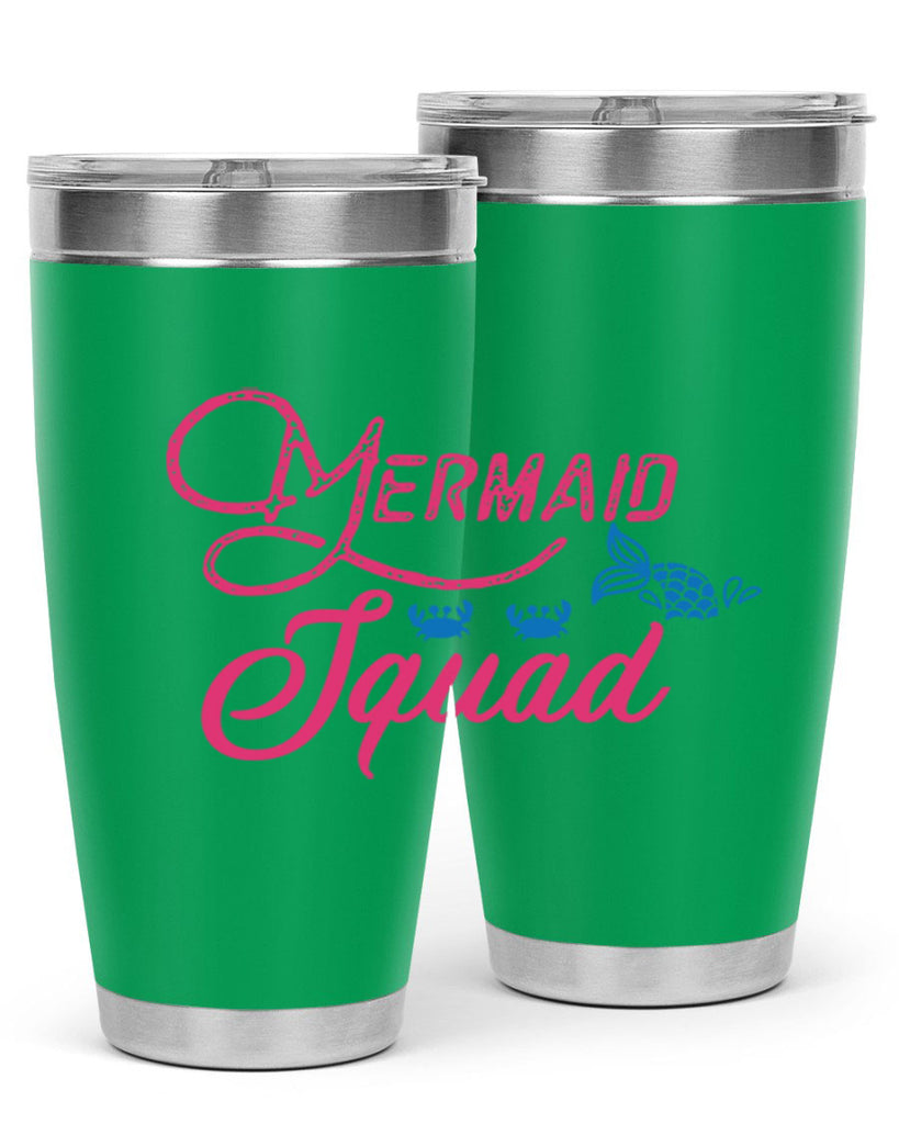 Mermaid Squad 383#- mermaid- Tumbler