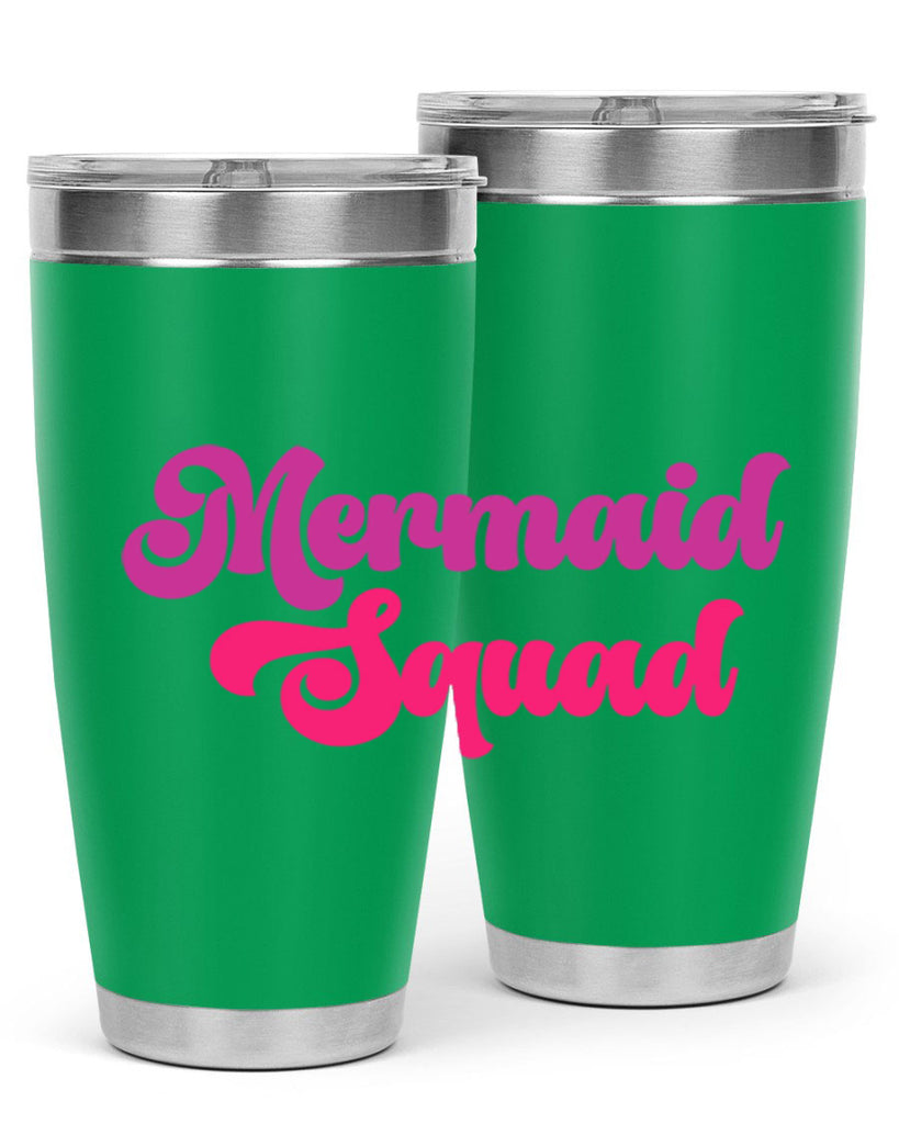 Mermaid Squad 384#- mermaid- Tumbler