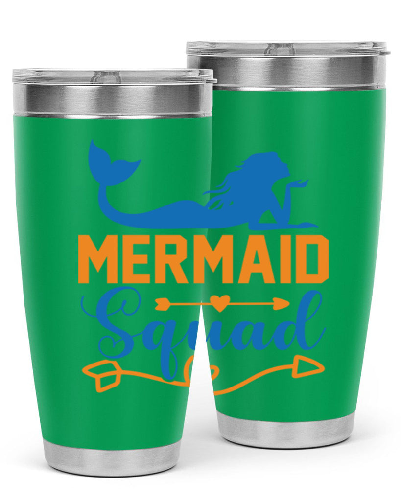 Mermaid Squad 385#- mermaid- Tumbler