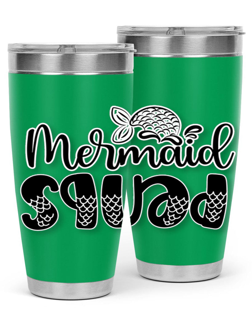 Mermaid Squad 444#- mermaid- Tumbler