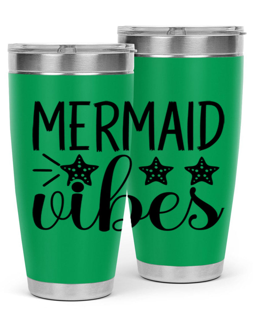 Mermaid Vibes 457#- mermaid- Tumbler