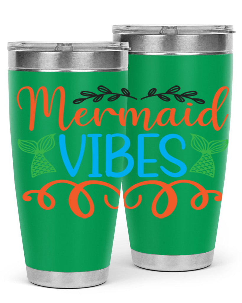 Mermaid Vibes 458#- mermaid- Tumbler