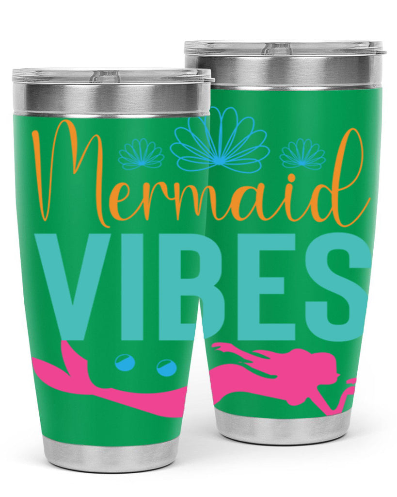 Mermaid Vibes Design 465#- mermaid- Tumbler