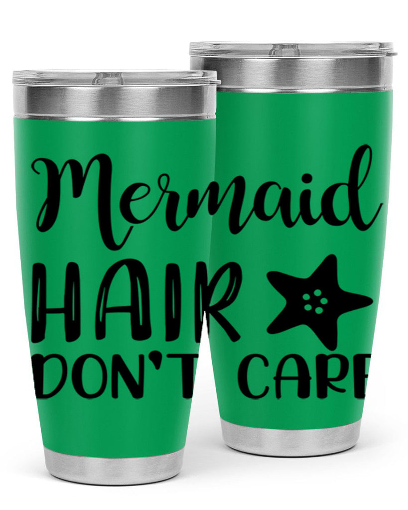 Mermaid hair dont care 411#- mermaid- Tumbler