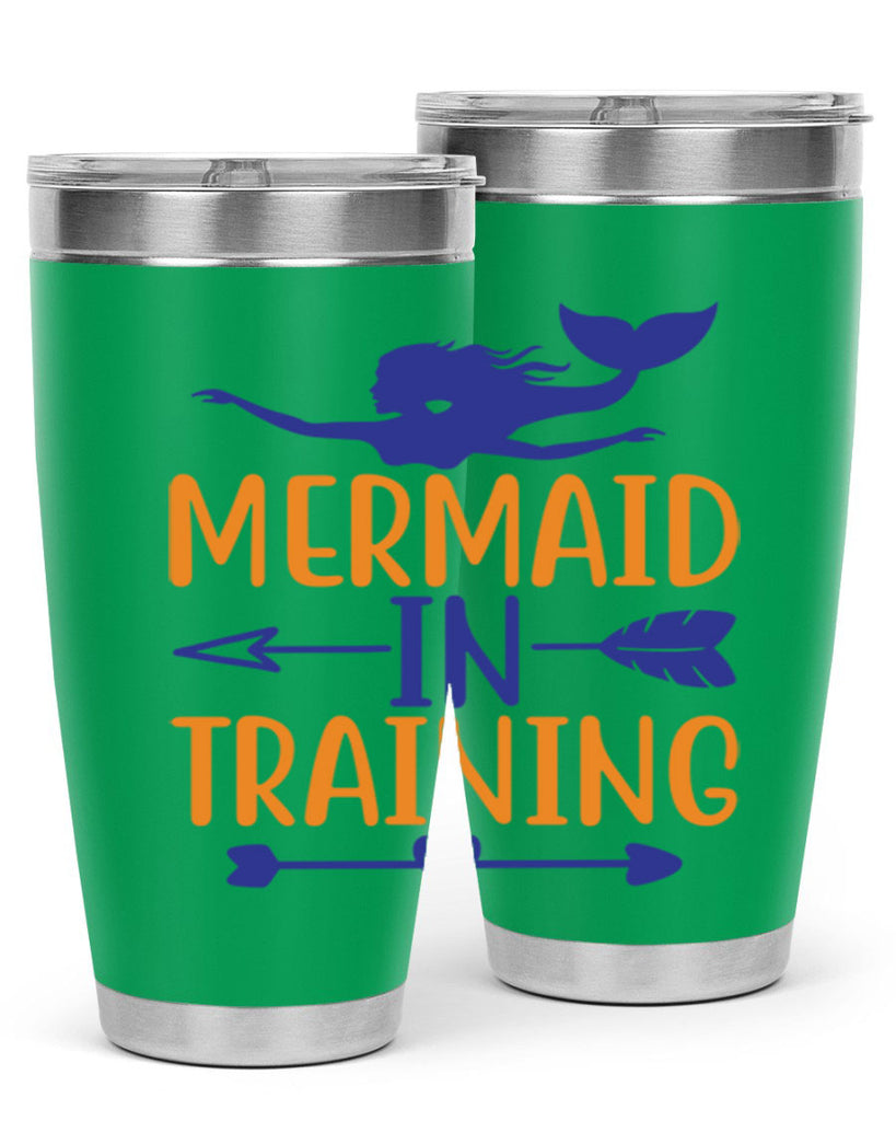 Mermaid in Training 360#- mermaid- Tumbler