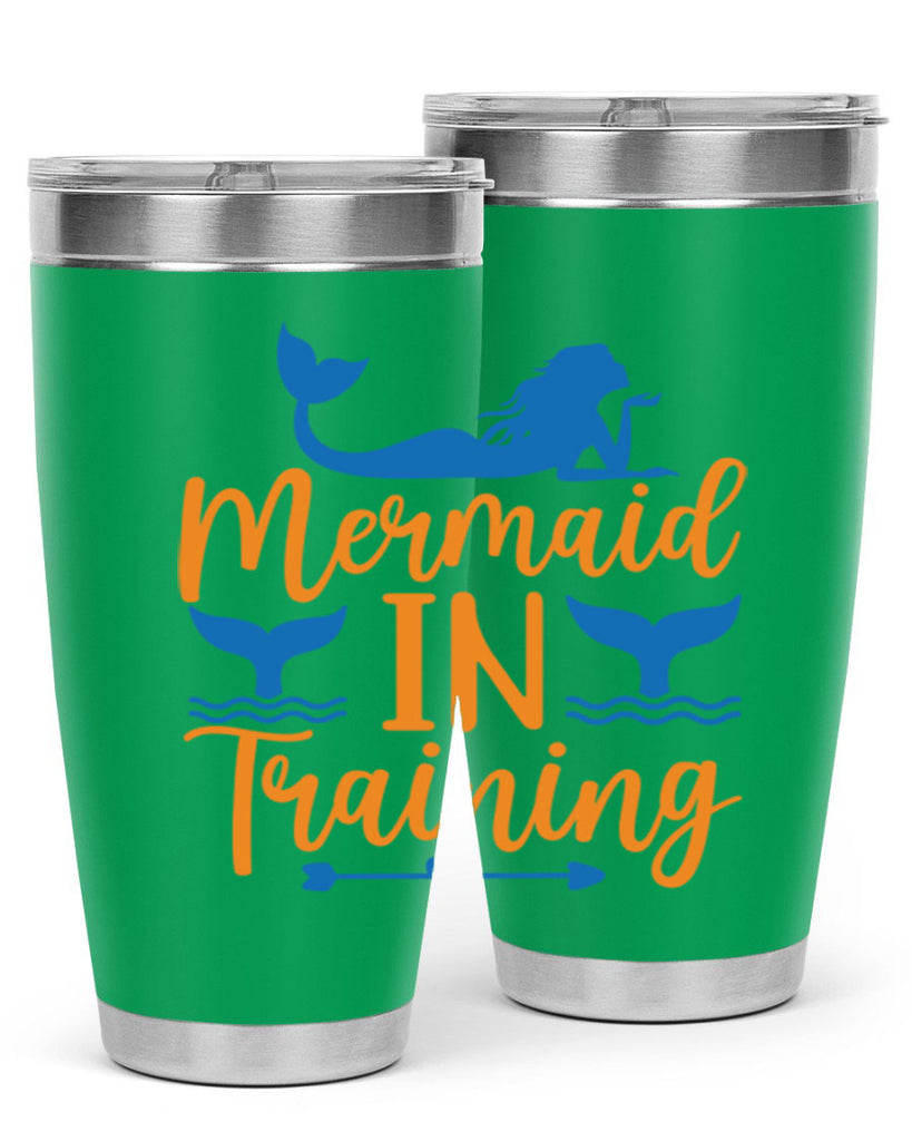 Mermaid in Training 367#- mermaid- Tumbler