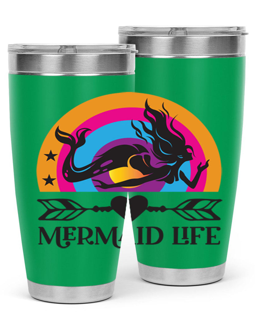 Mermaid life 431#- mermaid- Tumbler