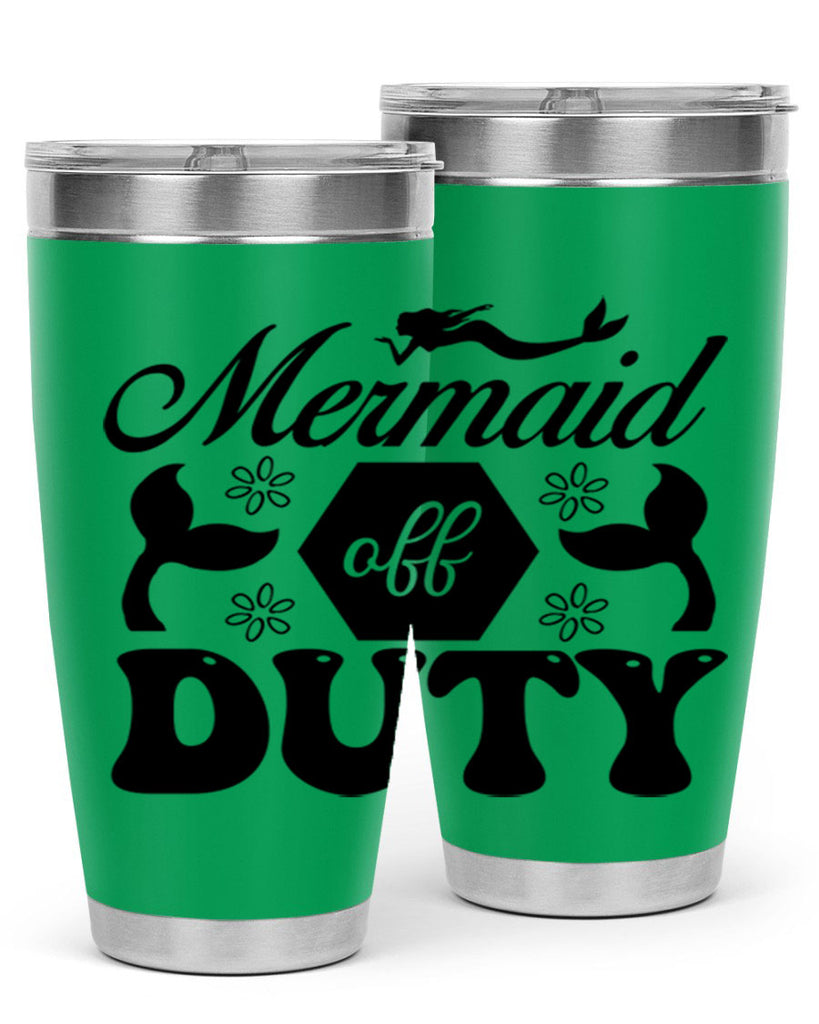 Mermaid off duty 433#- mermaid- Tumbler