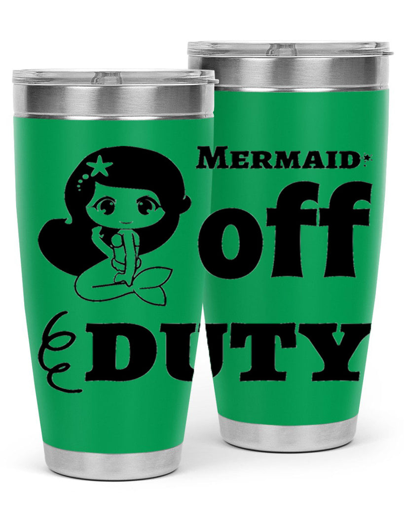 Mermaid off duty 434#- mermaid- Tumbler