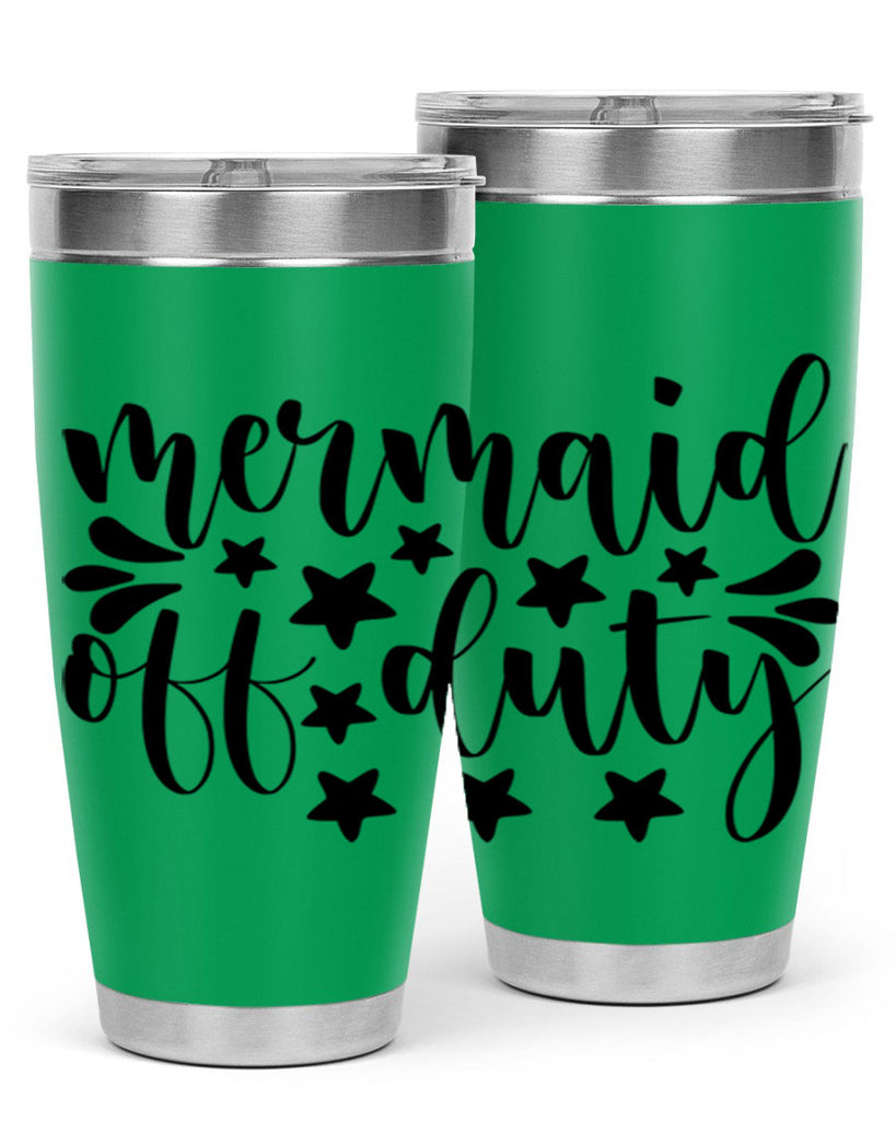 Mermaid off duty 436#- mermaid- Tumbler