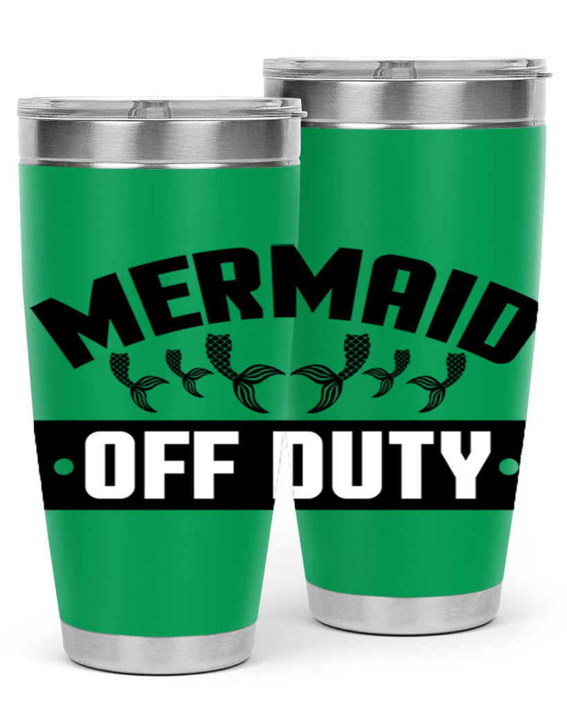 Mermaid off duty 437#- mermaid- Tumbler