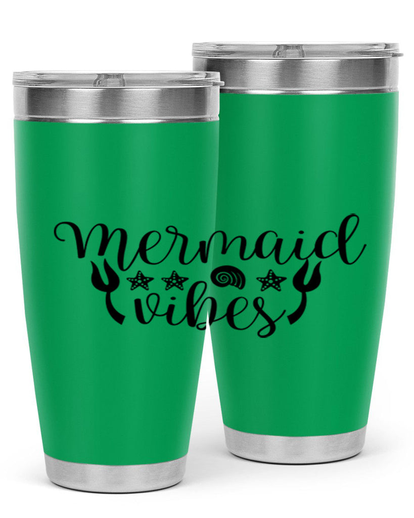 Mermaid vibes design 466#- mermaid- Tumbler