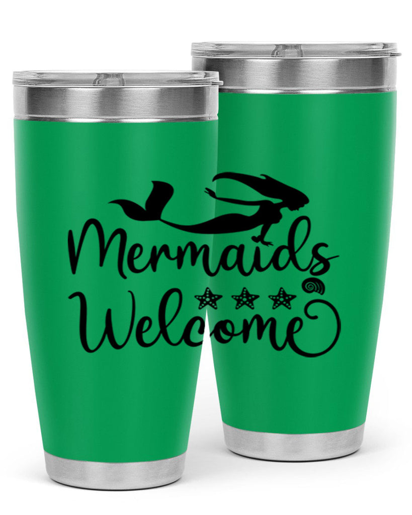 Mermaids welcome design 501#- mermaid- Tumbler