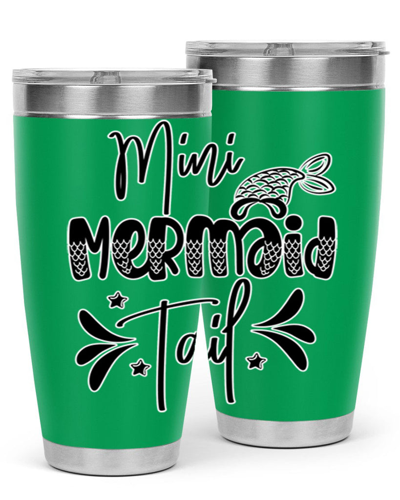 Mini Mermaid Tail 513#- mermaid- Tumbler