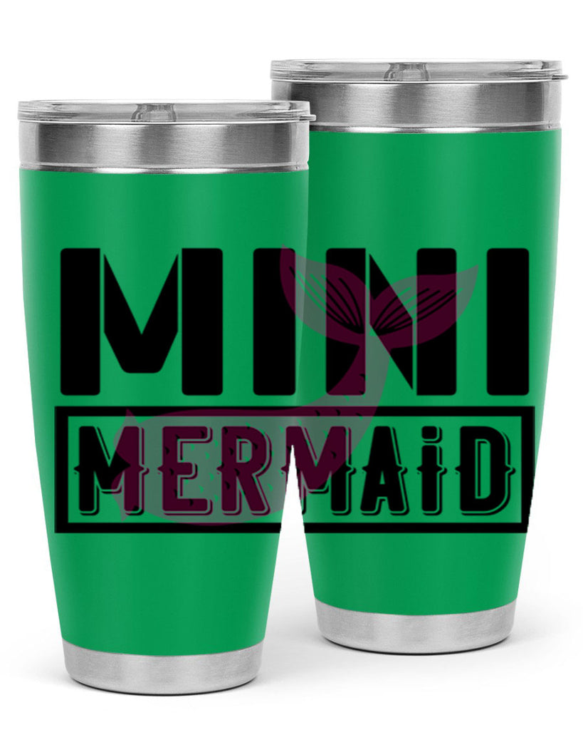Mini mermaid 504#- mermaid- Tumbler