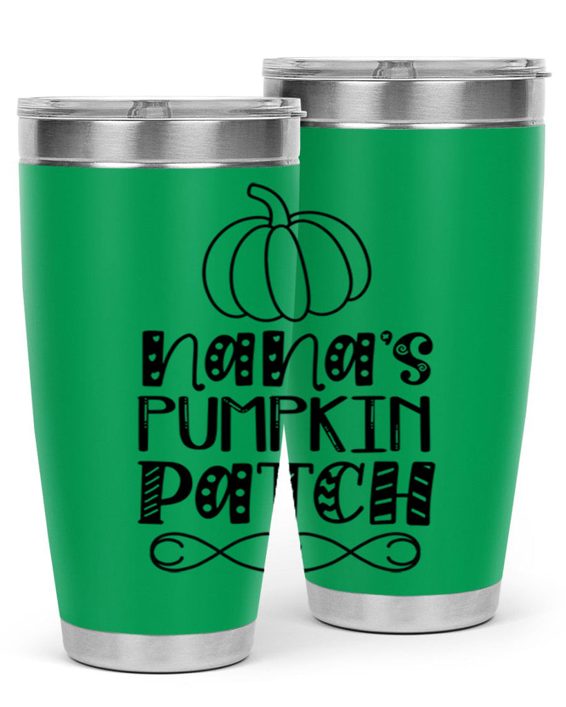 Nana s Pumpkin Patch 439#- fall- Tumbler