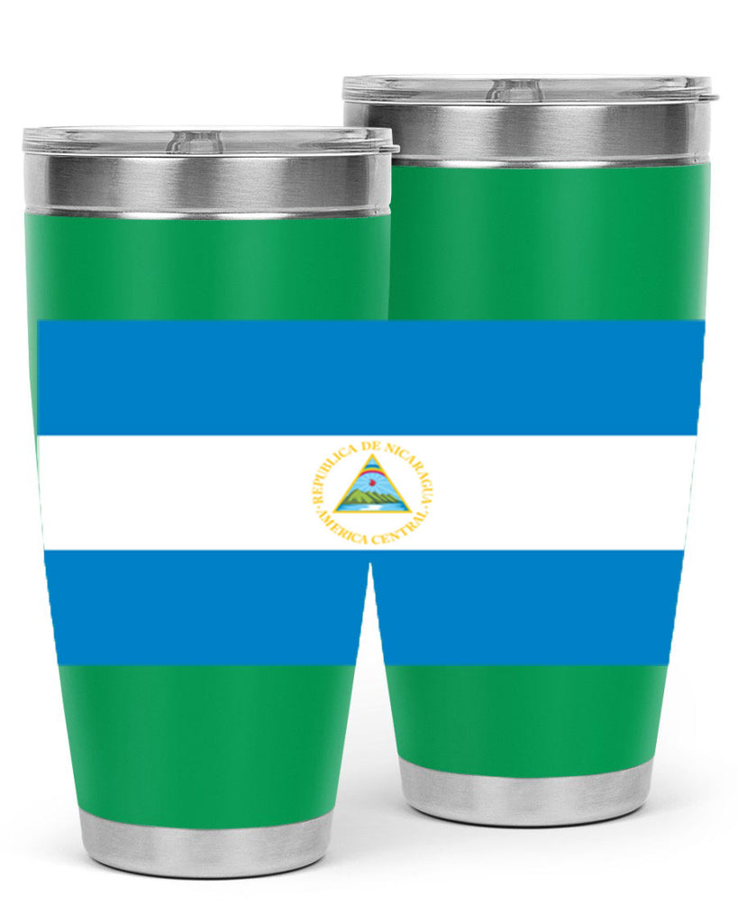 Nicaragua 73#- world flags- Tumbler