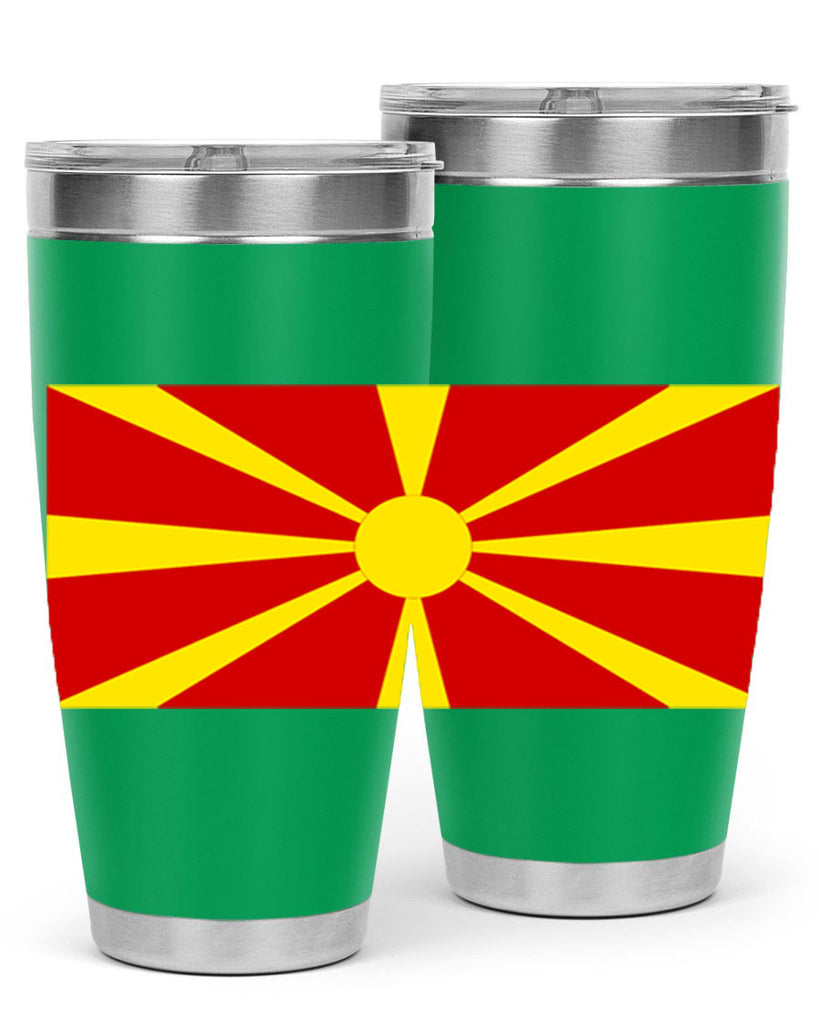 North Macedonia 69#- world flags- Tumbler