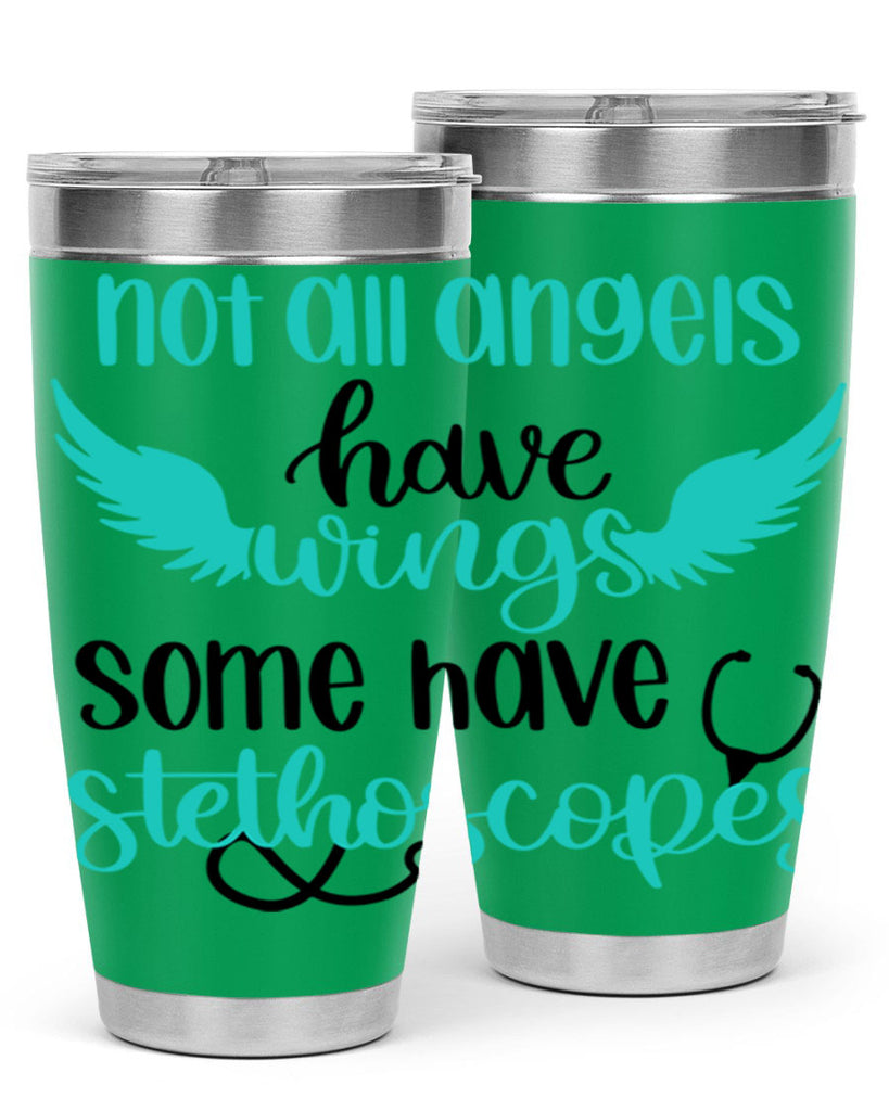 Not All Angels Have Style Style 127#- nurse- tumbler