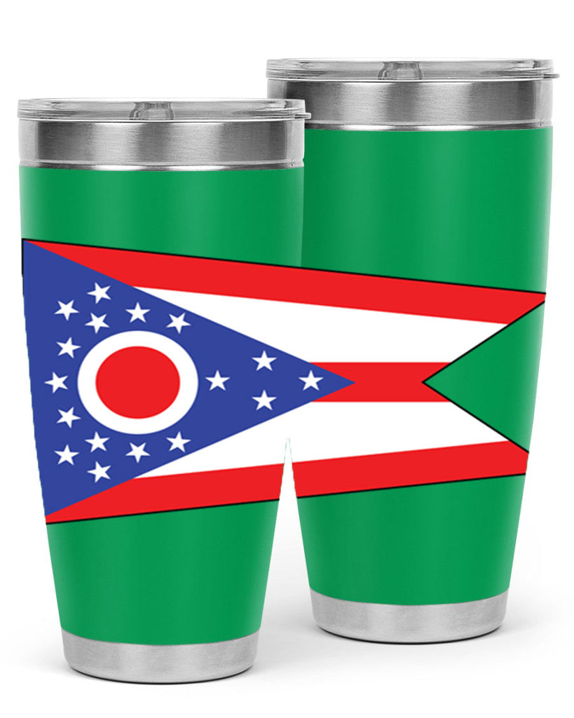 Ohio 17#- Us Flags- Tumbler