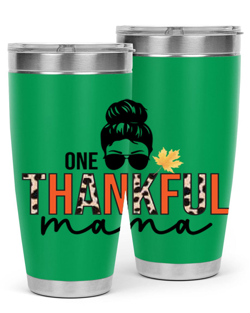 One thankful mama 463#- fall- Tumbler