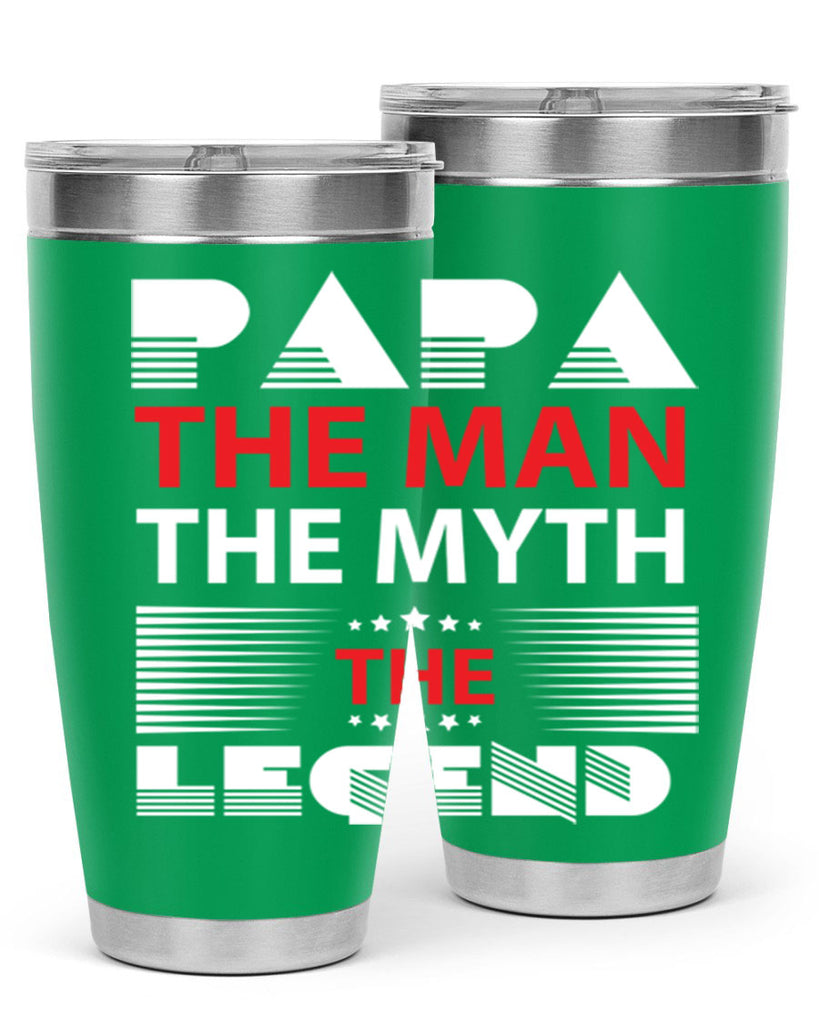 PAPA THE MAN 114#- grandpa - papa- Tumbler