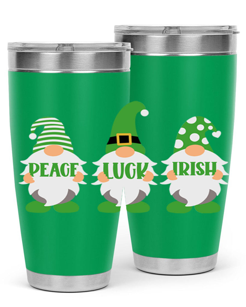 Peace Luck Irish Style 41#- St Patricks Day- Tumbler