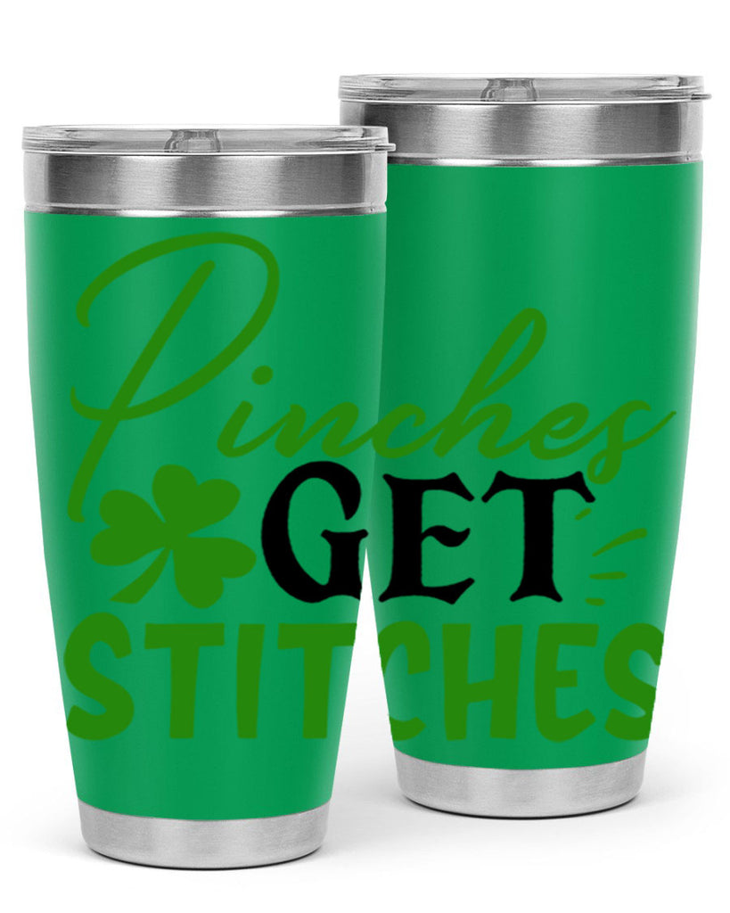 Pinches Get Stitches Style 147#- St Patricks Day- Tumbler