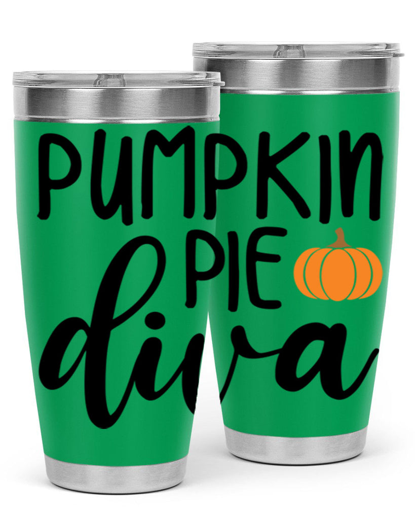 Pumpkin Pie Diva 532#- fall- Tumbler