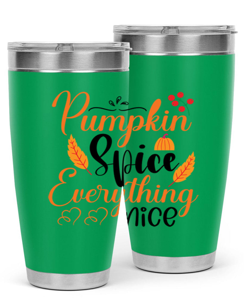 Pumpkin Spice Everything Nice 543#- fall- Tumbler