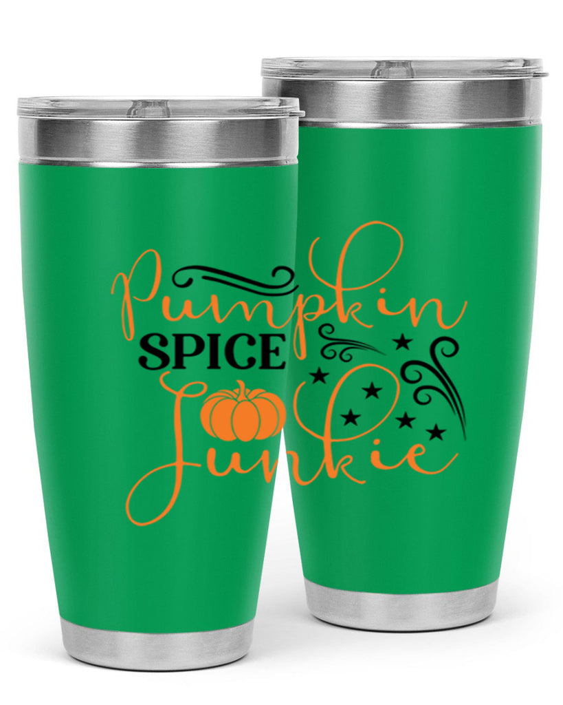 Pumpkin Spice Junkie 549#- fall- Tumbler
