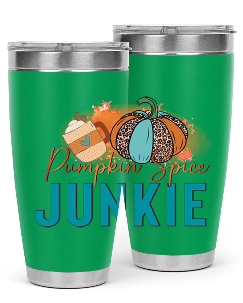 Pumpkin Spice Junkie 550#- fall- Tumbler
