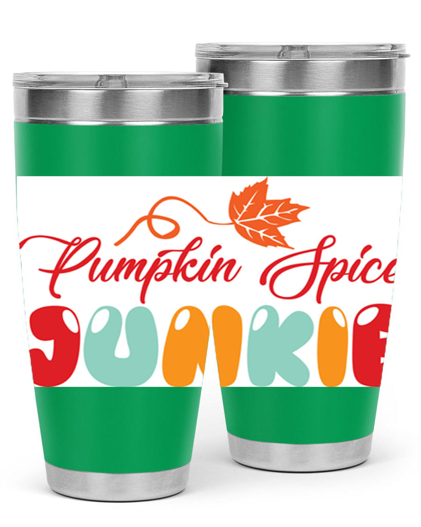 PumpkinSpiceJunkiedesign 569#- fall- Tumbler