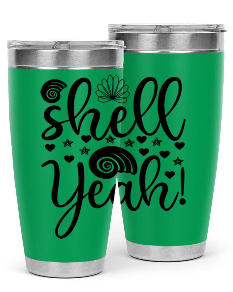 SHELL YEAH design 598#- mermaid- Tumbler