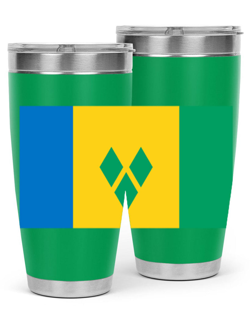 Saint Vincent and the Grenadines 50#- world flags- Tumbler