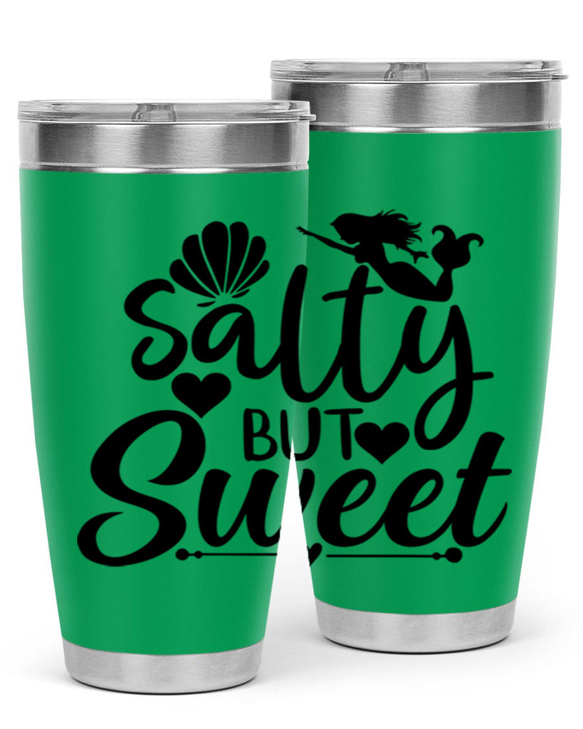 Salty But Sweet 564#- mermaid- Tumbler