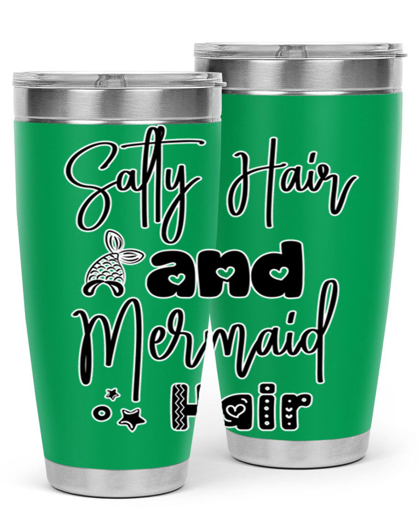 Salty Hair and Mermaid Hair 572#- mermaid- Tumbler