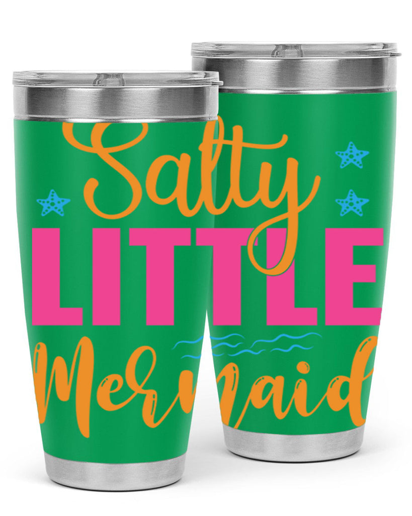 Salty Little Mermaid Design 574#- mermaid- Tumbler