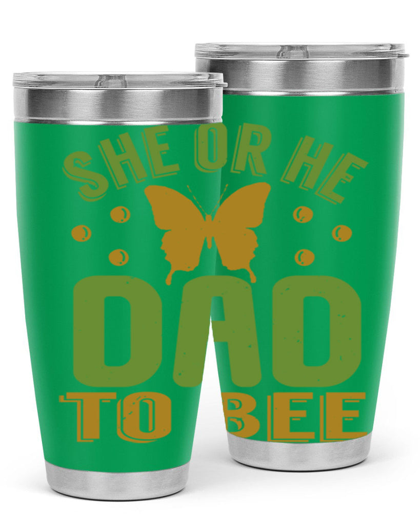 She or He Dad to bee Style 172#- baby- tumbler