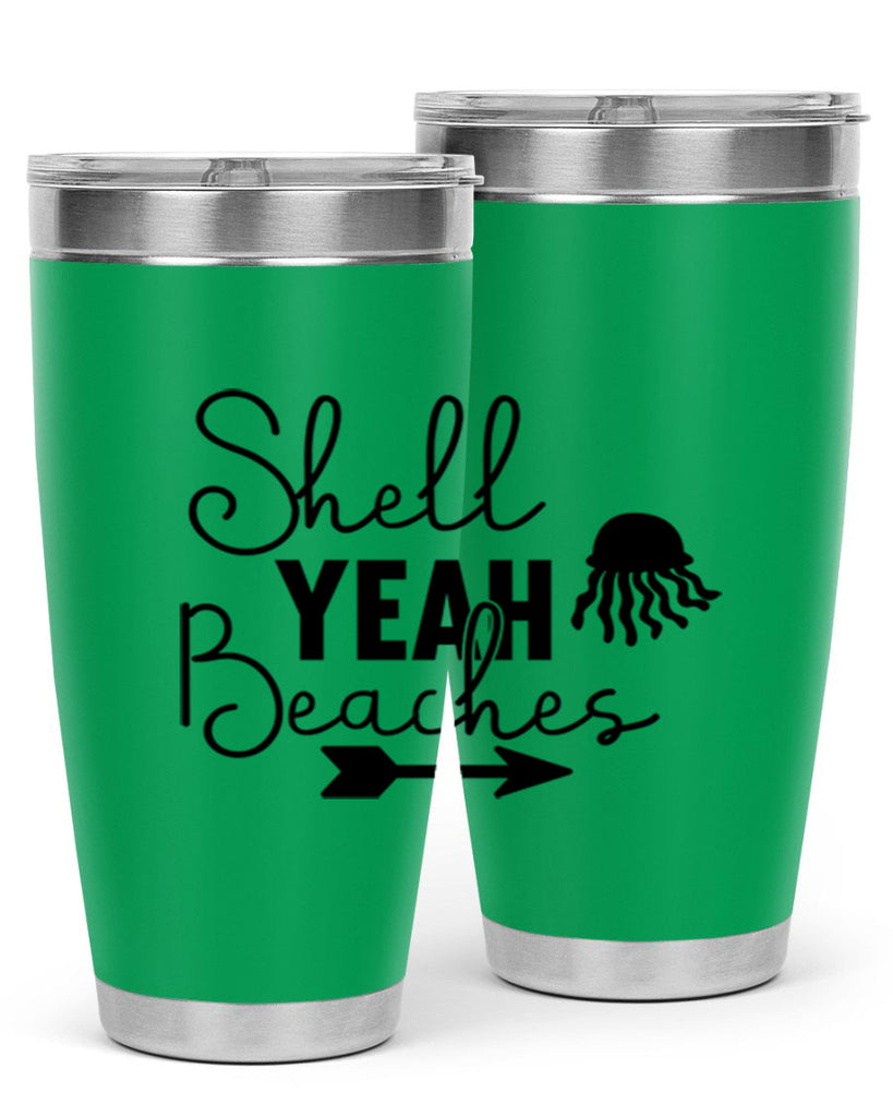 Shell Yeah Beaches 588#- mermaid- Tumbler