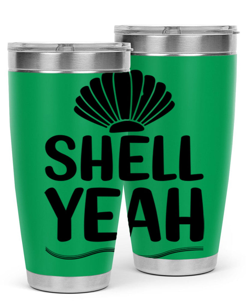 Shell yeah 597#- mermaid- Tumbler