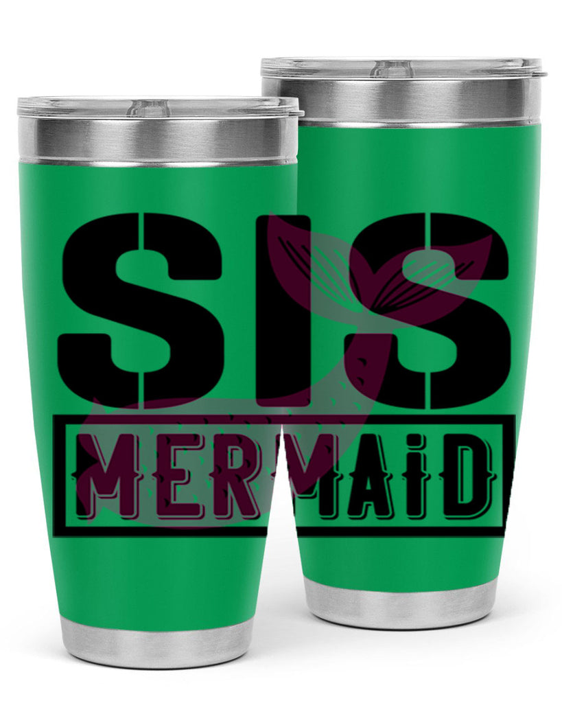 Sis mermaid 599#- mermaid- Tumbler