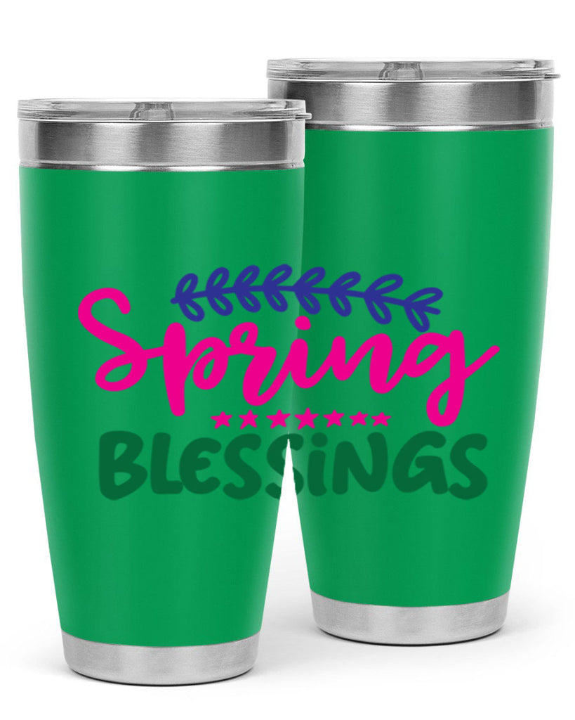 Spring Blessings 419#- spring- Tumbler
