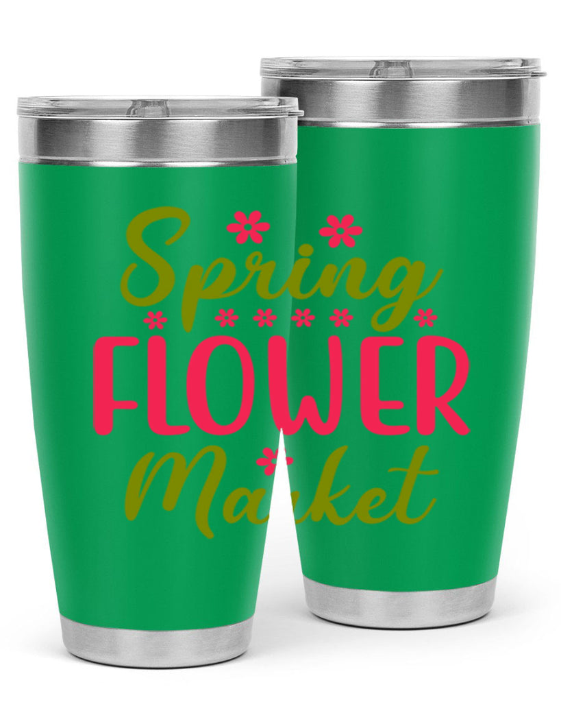 Spring Flower Market 423#- spring- Tumbler