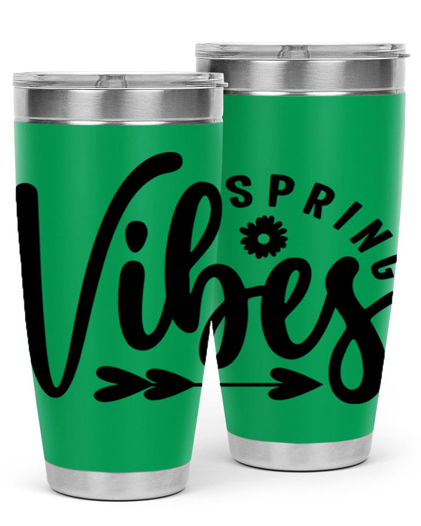 Spring Vibes478#- spring- Tumbler