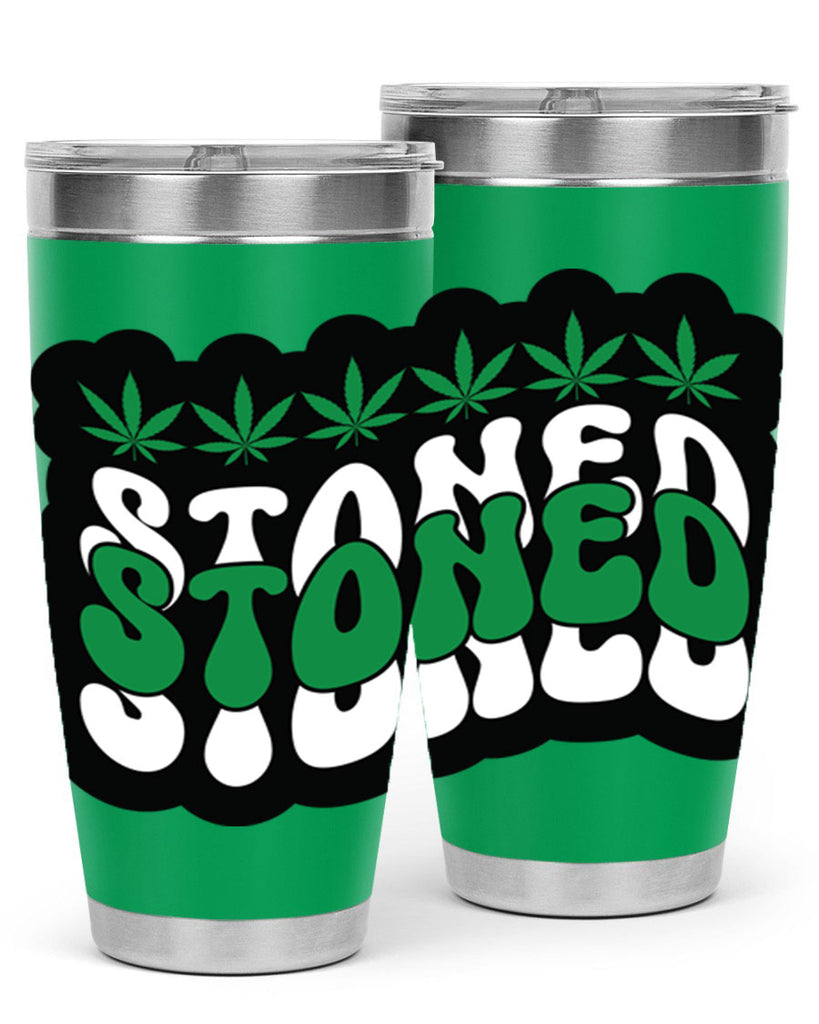 Stoned 255#- marijuana- Tumbler