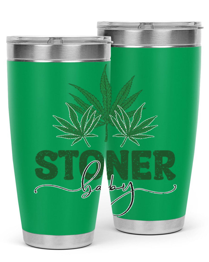 Stoner Baby Sublimation 261#- marijuana- Tumbler